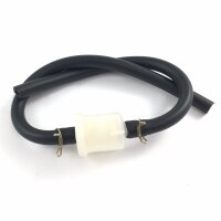 BENZIN SCHLAUCH & FILTER SET * Schlauch schwarz