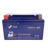 9 - Batterie 12V/7Ah 12N7L-BS (wartungsfrei / GEL)