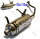 1 - Auspuffanlage incl. Krümmer (Zubehör) mit Halter für Radabdeckung / 2 Federbeine