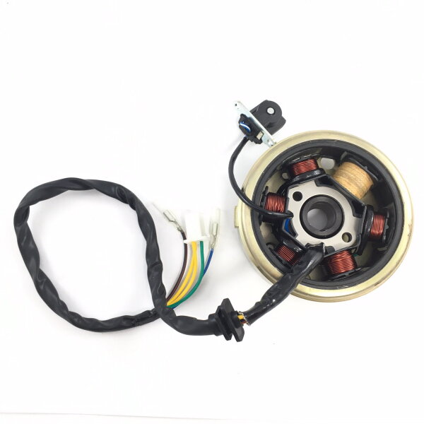 LICHTMASCHINE STATOR + ROTOR * 6 SPULEN * DC * CHINA ROLLER
