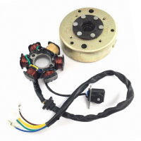 LICHTMASCHINE STATOR + ROTOR * 6 SPULEN * DC * CHINA ROLLER