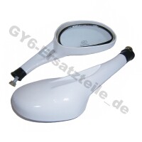 SPIEGEL SET * WEISS VERSTELLBAR z.B. JACK FOX FLEX TECH...