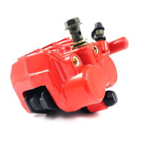 BREMSSATTEL- BREMSZANGE 2-Kolben in ROT z.B.für KYMCO GRAND DINK 50/125 KYMCO JAGER