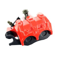 BREMSSATTEL- BREMSZANGE 2-Kolben in ROT z.B.für KYMCO GRAND DINK 50/125 KYMCO JAGER