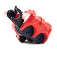 BREMSSATTEL- BREMSZANGE 2-Kolben in ROT z.B.für KYMCO GRAND DINK 50/125 KYMCO JAGER