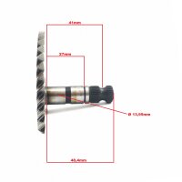 KICKSTARTER WELLE+ RITZEL SET> 7 ZÄHNE z.B.für REX RS JINAN QINGQI REXMOTO 4TAKT