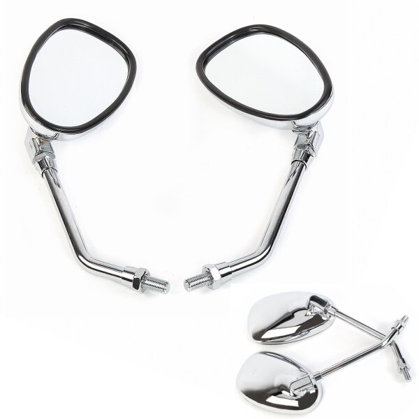 Spiegel links & rechts CHROME (M10 R)
