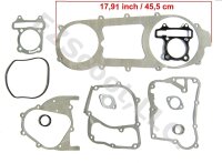 150cc MOTOR DICHTSATZ 157QMJ 4-TAKT /  Long Case