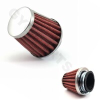 Sport Luftfilter Chrome Look 50-150cc (42mm)