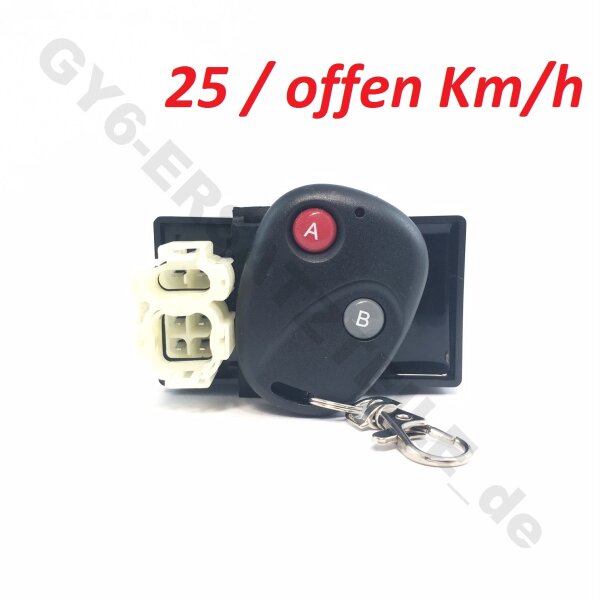 CDI Einheit mit Fernbedienung > 25 km/h oder offene km/h einstellbar (12")