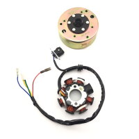 LICHTMASCHINE STATOR + ROTOR * 8 SPULEN * DC * CHINA ROLLER