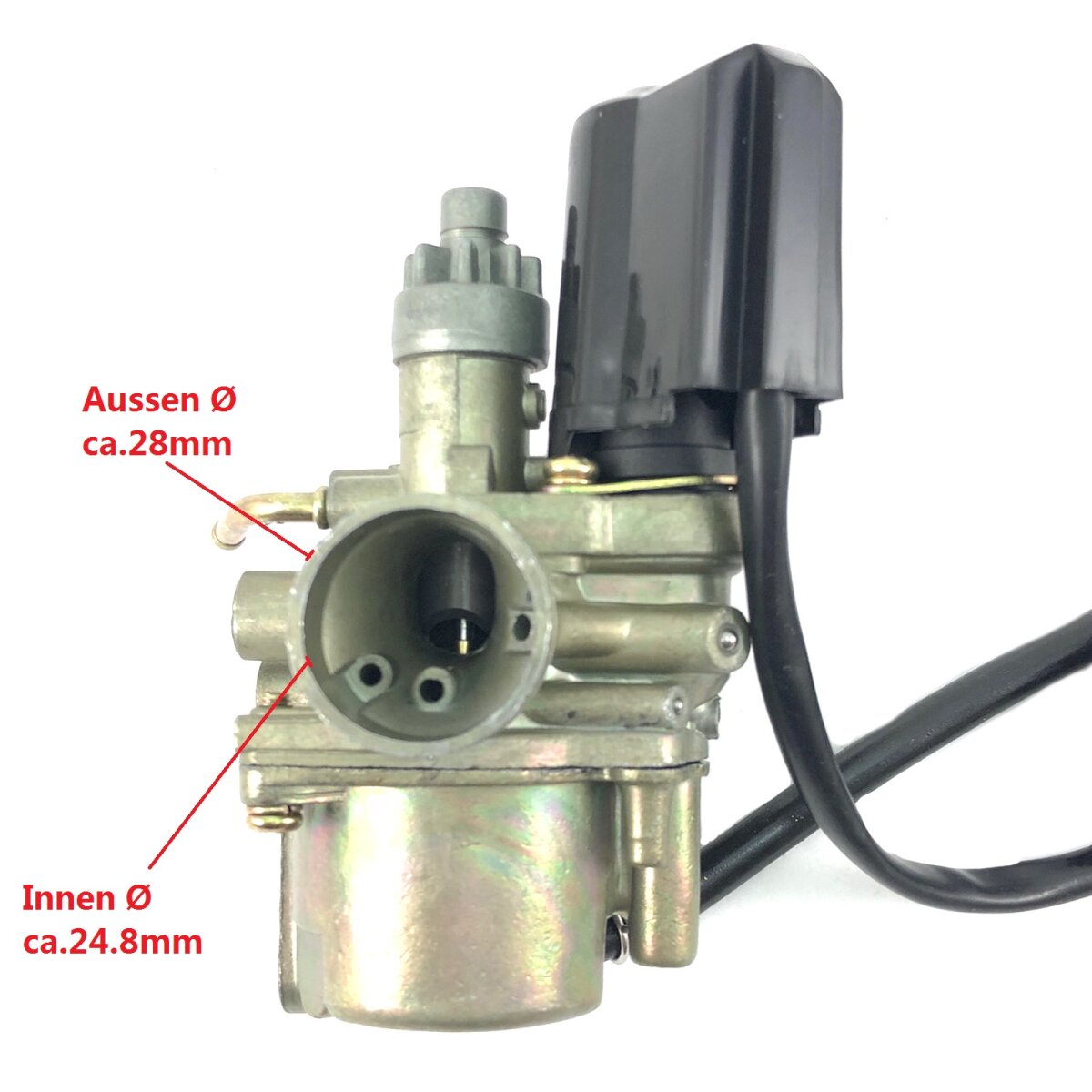 Dokili Vergaser Ersatz für Speedfight 50cc Scooter 1 /& 2 B Motor Ersatz für Peugeot Honda Elite Dio 50 alle 50cc 2-Takt Roller oller mit 1P40QM