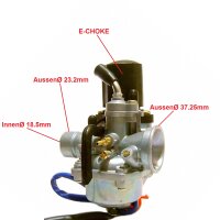 VERGASER 2-TAKT 18,5mm CHINA ROLLER z.B. MINARELLI CPI...