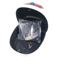 5 - Topcase - Koffer komplett, 29l groß, weiss met.