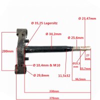 GABELBRÜCKE GABELJOCH BT125T YY125QT LB125T QM125T...