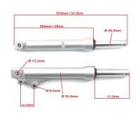 Stoßdämpfer rechts & links, z.B. BT49QT-11, YY50QT-15 RETRO STAR und baugleiche