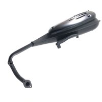 Auspuff komplett 50cc / EURO 4 / schwarz