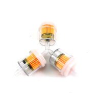 3 BENZINFILTER universal / Transparent, inkl. Magnet