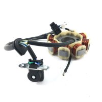 EURO 4 Stator  & Rotor Lichtmaschine komplett GY6 4Takt - 8 Spulen 45 km/h