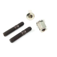 16 - 2x Stehbolzen Krümmerseite + 2x Mutter - M6x32mm