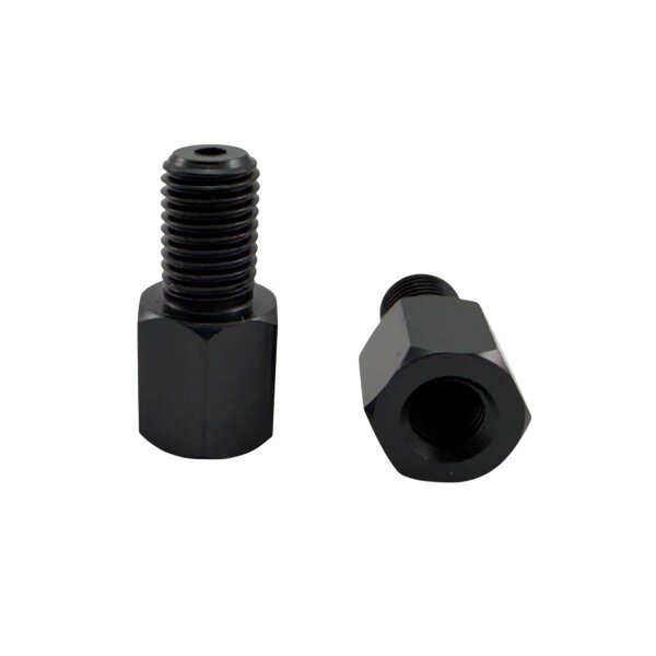 Spiegel Verlängerung 8 mm Gewinde (rechts + rechts Gewinde), 15 mm lang