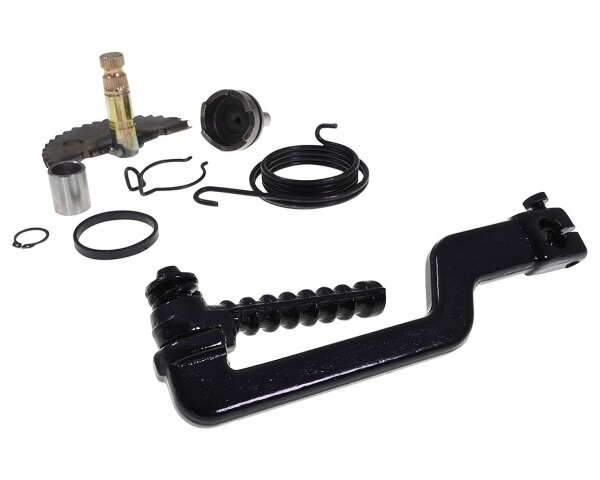 1 - Kickstarter Reparaturset für GY6 4-Takt 50ccm 139QMB China, Kickstarterwelle, Ritzel, Feder & Kickstarterarm