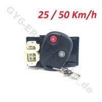 CDI Einheit mit Fernbedienung > 25 oder 45km/h einstellbar (3.50-10)