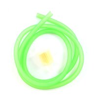 NEON GRÜNER BENZINSCHLAUCH 100cm mit BENZINFILTER im SET