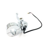 Bremshebel + Aufnahme links mit M10 Spiegelaufnahme - Ø20mm Lenker