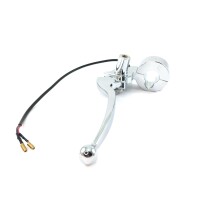 Bremshebel + Aufnahme links mit M10 Spiegelaufnahme - Ø22mm Lenker