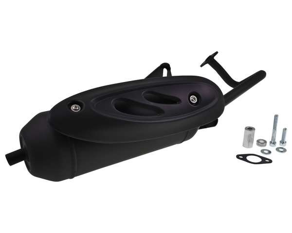 Auspuffanlage komplettTecnigas Silent Pro Black GY6 4-TAKT 50cc