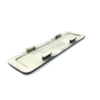 7 - Abdeckklappe Rahmennummer - schwarz - 115x33mm