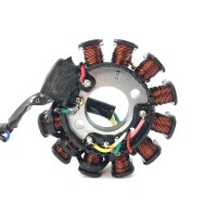 LICHTMASCHINE Stator 11 Spulen für BAOTIAN BENZHOU FLEX TECH REX YY125 QM125 BT125 GY6 4TAKT