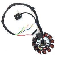 LICHTMASCHINE Stator 11 Spulen für BAOTIAN BENZHOU FLEX TECH REX YY125 QM125 BT125 GY6 4TAKT