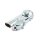 1 - Variomatik- / Kickstarter Deckel 152QMI GY6 (40,7cm)  Chrome