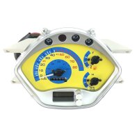 Tacho komplett ZNEN ZN50QT-F (gelbes Tachoblatt)