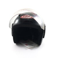 Jet Helm mit Visier in Gr.M, schwarz, in Coverbeutel