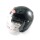 Jet Helm mit Visier in Gr.L, schwarz, in Coverbeutel