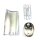 3-teiliges Chrome Set für Auspuffanlage / Hitzebleche