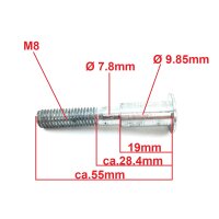 Schraube für Bremsscheibe M8x55mm