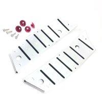 Trittbrettsatz Alu / Trittbleche rechts und links / AGM VX50 BTC RIVA CHINA LX Modell Napoli