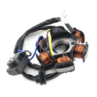 Lichtmaschine Stator für PEUGEOT stehend AC LC 2-TAKT + BR7HS & Racing Zündspule