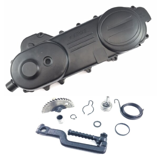 VARIODECKEL MOTORDECKEL KICKSTARTER DECKEL KOMPLETT SET 50 GY6 4T CHINA 12Zoll