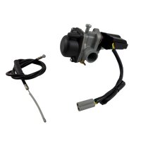 Vergaser mit E-Choke,Piaggio, China 2-Takt / 17,5mm / HD 75 (M6) / ND 34 / 24mm Anschlussw. Ansaugstutzen, 35mm Anschlussw