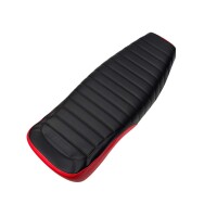 Sitzbank für SIMSON S51 - in schwarz/rot
