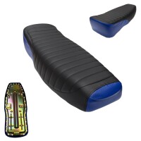 Sitzbank für SIMSON S51 - in schwarz/blau