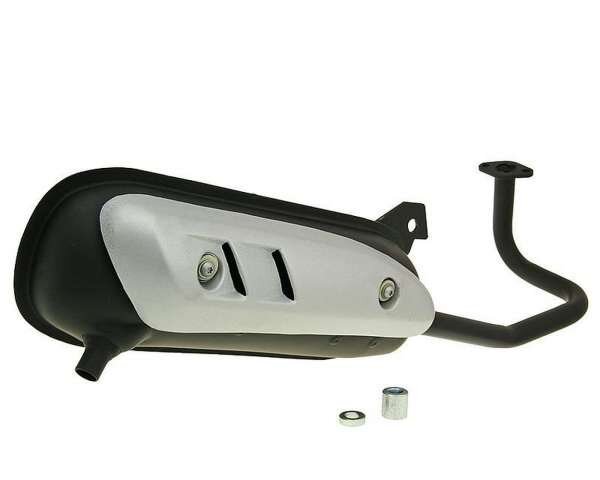 1 - Auspuffanlage Standard für GY6 China 4Takt (12-13")
