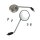 14+15 - Spiegel links und rechts * RUND - CHROME - mit M10