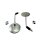 14+15 - Spiegel links und rechts * RUND - CHROME - mit M10