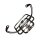 Gepäckträger hinten für VESPA GT, GTV, GTS 125-300 in CHROME (B-WARE)